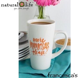 Natural Life More Mimosas Please Latte Mug